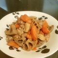 happyこまちゃん's cooksnap of when they made 鶏肉とれんこんの煮物♪.