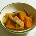 いもちゃんちゃん's cooksnap of when they made かぼちゃとベーコンのコンソメ煮.