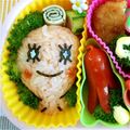 ぷぅちんママ's cooksnap of when they made めめっちのデコふりおにぎり✿キャラ弁.