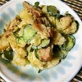 波南まま's cooksnap of when they made 焼肉入りポテトサラダ.