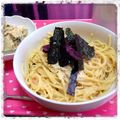 ぐうたらBBA's cooksnap of when they made たらこスパゲティー.