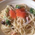 ﾌｧﾙ's cooksnap of when they made スモークサーモンの濃厚クリームパスタ♪.