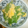 白いぐれーぷ's cooksnap of when they made 絹さやの卵とじ.