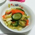 ちぃじゅんぎ's cooksnap of when they made キャベツときゅうりの即席漬け.