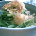 oBsession's cooksnap of when they made 水菜と生姜のおかか和え.