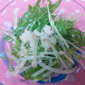 R＊R's cooksnap of when they made もやしと水菜♪マスマヨほたてサラダ.