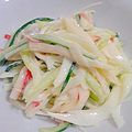 hi～pon's cooksnap of when they made 甘い！新玉ねぎのマヨわさびサラダ.