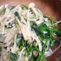 ４番目's cooksnap of when they made 豆苗とえのきのさっぱり炒め.