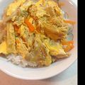 いしころふみころん's cooksnap of when they made 簡単！子供大好き！油揚げで卵丼.