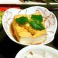 michygel's cooksnap of when they made 厚揚げのネギ添え～ワサビ付き～.