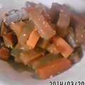 NOWbay's cooksnap of when they made ♪メンマと蒟蒻のゴマ炒め♪.