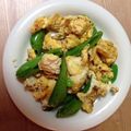 カンナパンダ's cooksnap of when they made スナップえんどうのたまご炒め.