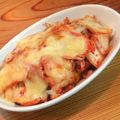 ミシェルデボスト's cooksnap of when they made かぼちゃのキムチーズ♡.