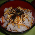 Jock's cooksnap of when they made 鮭と高菜のちらし寿司.