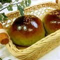 yukojiji's cooksnap of when they made 甘納豆入り本格抹茶ミルクパン HB対応可.