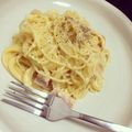 myaaym's cooksnap of when they made ☆牛乳でカルボナーラ☆.