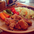 mbysd's cooksnap of when they made ☆揚げない鶏胸肉の竜田揚げ風☆.