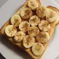 sach!e's cooksnap of when they made ピーナッツバナナトースト.