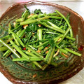 ゆーちゃん？'s cooksnap of when they made 空芯菜炒め (クウシンサイ炒め).