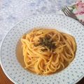 sugaryuuki's cooksnap of when they made 粒うにでつくるクリームパスタ.