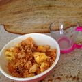 はるえり's cooksnap of when they made 簡単キムチ煮卵のせ チャーハン.