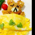 きゃれん♡'s cooksnap of when they made キャラごはん☆お昼寝くまさんのオムライス.