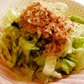 Spain's cooksnap of when they made 懐かしい味〜おかかオイルレタスサラダ.