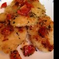 Ewoody's cooksnap of when they made 鶏むね肉のミラノ風カツレツ～バジルオイル.