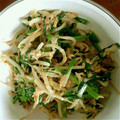 ★かおっち★'s cooksnap of when they made にらともやしのﾂﾅﾏﾖ炒め.*゜.