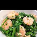 らくらくチャピ's cooksnap of when they made 菜の花と海老の塩麹和え.