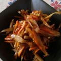 ちゃちゃふく's cooksnap of when they made 我が家のお惣菜♪きんぴらごぼう.
