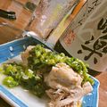 mokun's cooksnap of when they made レンジで塩麹蒸し鶏のねぎ塩レモン風味だれ.