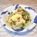 ＠迷子＠'s cooksnap of when they made 野菜2つで簡単！レタスとしめじの卵炒め.