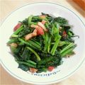 ちょあ☆'s cooksnap of when they made ほうれん草とベーコンのソテー.