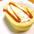 ぱんだたると's cooksnap of when they made プリンＩＮのロールケーキ♪生カラメル入り.