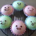 caramel-cookie's cooksnap of when they made カキ氷シロップで簡単★スマイル蒸しパン.