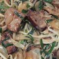 twiny's cooksnap of when they made レバニラ炒め.