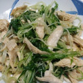 さゆ耕's cooksnap of when they made 水菜とササミのわさポン和え.
