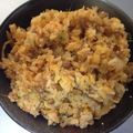 ハムッチョ's cooksnap of when they made 簡単☆キムチ納豆チャーハン！.