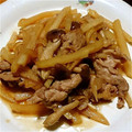 ８４ers's cooksnap of when they made じゃがいもと豚肉の炒めもの.