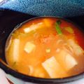 joy09's cooksnap of when they made キムチ入りの味噌汁.