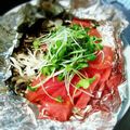 aya5☆'s cooksnap of when they made 舞茸*しめじのホイル焼き~おろしねぎで☆.