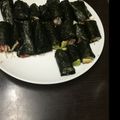 にむばすしゅたーぜん's cooksnap of when they made サーモン＆アボカドの海苔巻サラダ.