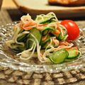 ＷａＴヒロコロ's cooksnap of when they made 手軽に一品☆かにかまときゅうりの酢の物☆.
