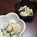 kagujura's cooksnap of when they made ツナきゅうり.