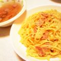ユナユリ's cooksnap of when they made 生クリーム無しで、本格カルボナーラ！.
