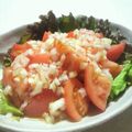 mmiRmyu's cooksnap of when they made スイ―トチリソース好き集合　トマトサラダ.