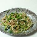 ☆こまっと☆'s cooksnap of when they made 豆苗ともやしのガーリックオイル炒め.