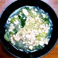 りんたん214's cooksnap of when they made ☆チンゲンサイと鶏ミンチの安い～スープ☆.