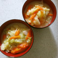 チョコチョコかえる's cooksnap of when they made 超簡単！はくさいとハムのクリームスープ.